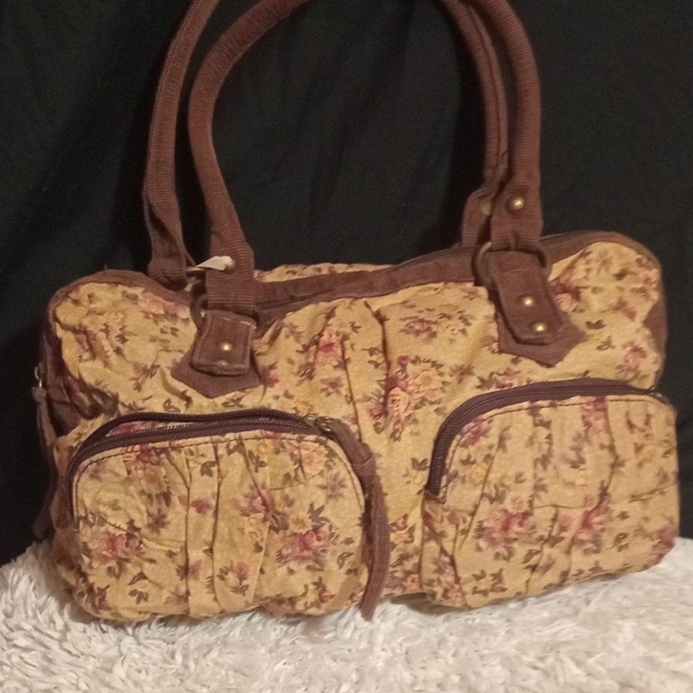 Floral Brown Women's Bag